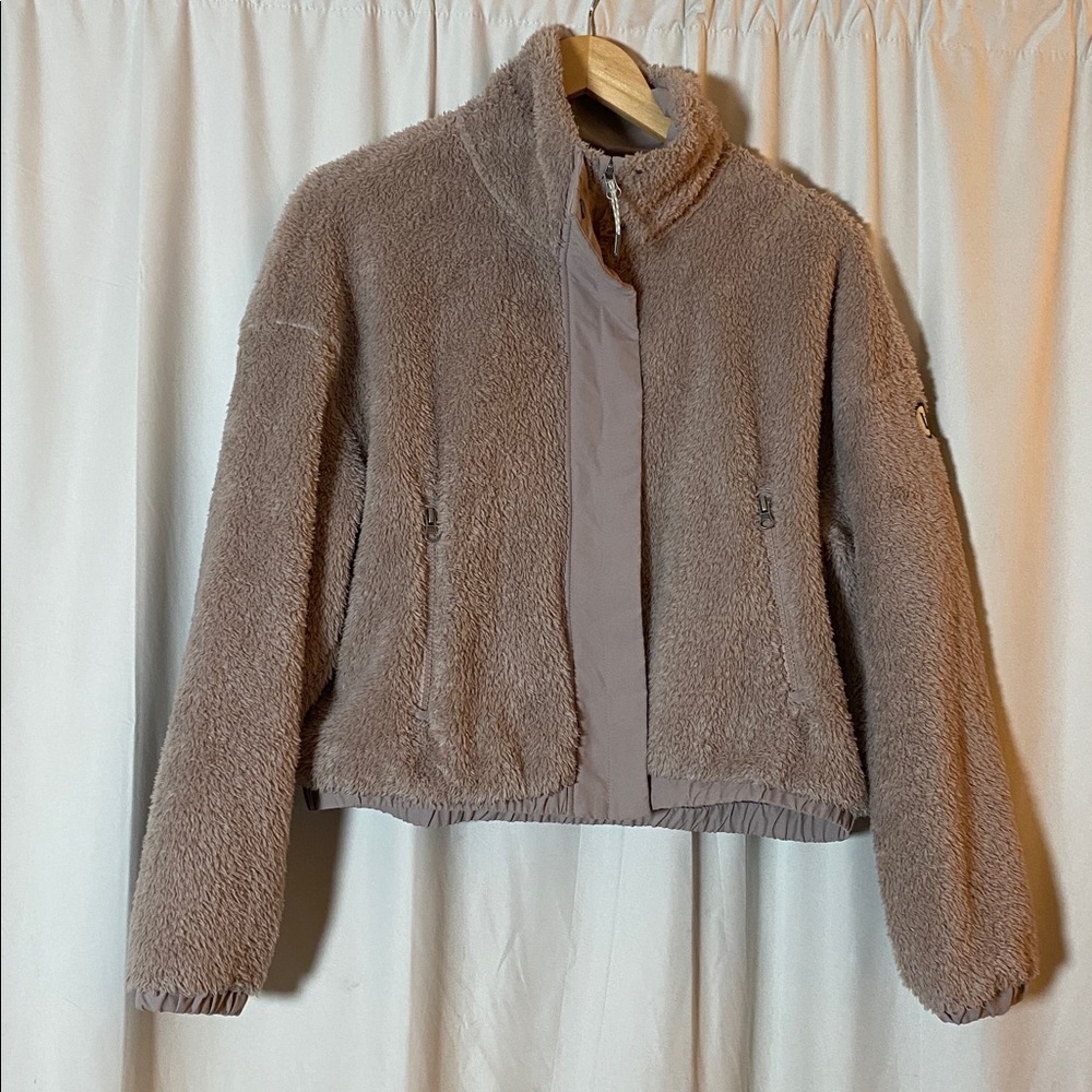 Voury Women's Tan Fleece Jacket